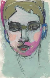 Sketchbook 40, 2025 (pintura al temple, carboncillo sobre papel)