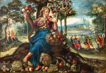 Alegoría del gusto, c. 1585-89 (Óleo sobre cobre)
