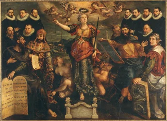 El Tribunal de la Casa de la Moneda de Brabante en Amberes, 1594