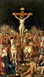 Calvario, panel central de un tríptico