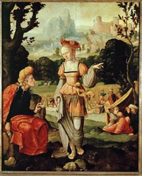 Rut y Noemí (óleo)