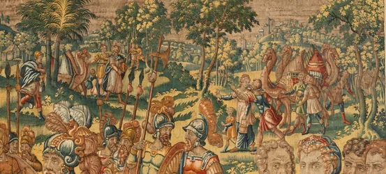 Historia de Gedeón, juez y guerrero de los hebreos, finales del siglo XVI (tapiz)