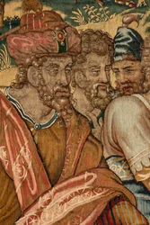 Historia de Gedeón, finales del siglo XVI (seda y lana)