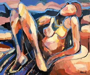 Desnudo femenino abstracto
