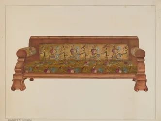 Sillón alto, c. 1938