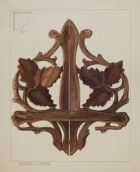 Esquina de estante, c. 1937