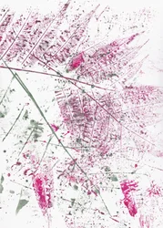 Hojas de helecho abstractas