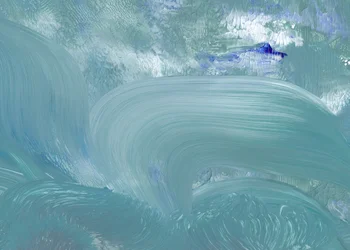 Olas de líquido azul