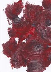 Abstracto texturizado en rojo intenso