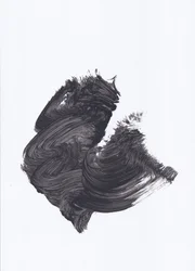 Abstracto negro dinámico