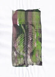 Impresión de hoja terrosa