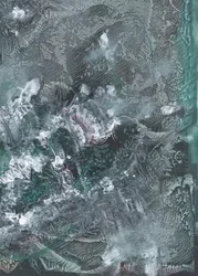 Abstracto invernal escarchado