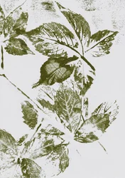 Estampados de hojas verdes