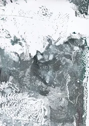 Abstracto de un invierno melancólico