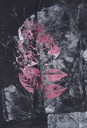 Flor rosa con textura