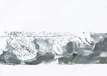 Horizonte gris texturizado