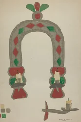 Candelabro de pared