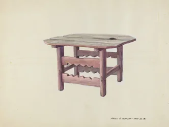Mesa pequeña, c. 1937