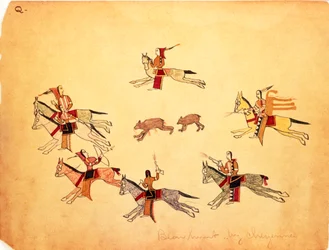 La caza del oso, 1875
