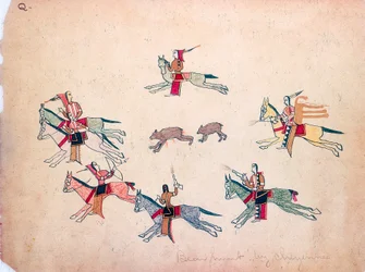 La caza del oso, 1875