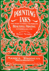 Tintas de impresión y otros materiales para producir impresiones hermosas - anuncio, 1916