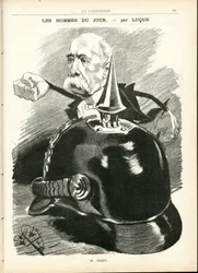 Ilustración de Manuel Luque en La Caricature (1880)