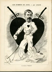 Ilustración de Manuel Luque en La Caricatura (1880)