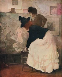 Los críticos, c. 1902