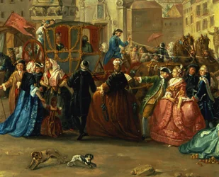 La Feria de Madrid en la Plaza de la Cebeda (óleo sobre lienzo) (detalle de 106419)