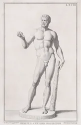 Estatua de Hércules, 1734