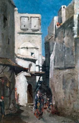 Calle en Argel, c1864-1892