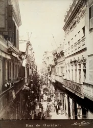 Una calle de Ouvidor, Brasil