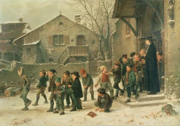 Después de clase, 1859