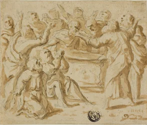 Asunción de la Virgen: Mitad Inferior