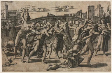 Masacre de los Inocentes con el abeto, hacia 1511-1512.