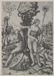Venus, Marte y Cupido, 1508