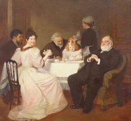 Reunión Familiar en la Casa de Madame Adolphe Brisson, 1893