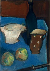 El mantel azul