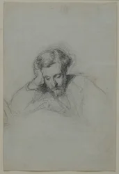 Retrato del poeta Heinrich Heine 1797-1856, 1853