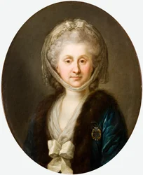 Polaco: Retrato de Ludwika Zamoyska de soltera Poniatowska