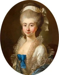 Polaco: Retrato de Urszula Maria Mniszech de soltera Zamoyska.