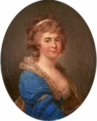 Retrato de Helena Radziwiłł de soltera Przeździecka.