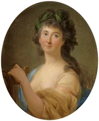 Retrato de Catherine Gattai Tomatis como musa