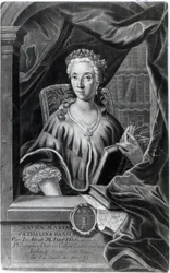 Laura Maria Caterina Bassi, grabado por Johann Jakob Haid