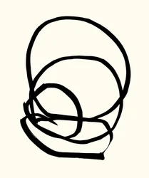 Vibration_02, 2023 (tinta sobre papel)