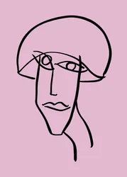 Mujer, 2019 (tinta sobre papel)