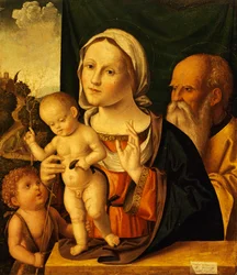 Conversación sagrada, por Marco Palmezzano