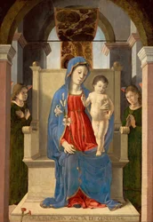 La Virgen con un lirio