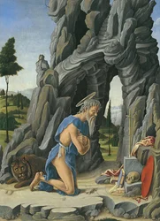 San Jerónimo en el desierto