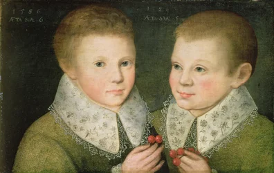 Retrato de dos hermanos, 1586
